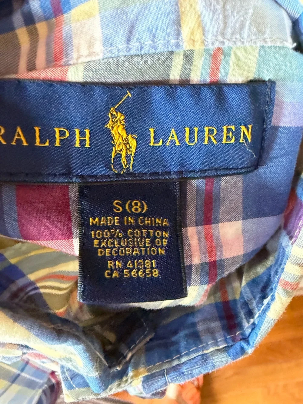 Ralph Lauren Boys Multicolor Plaid Button-Down Shirt